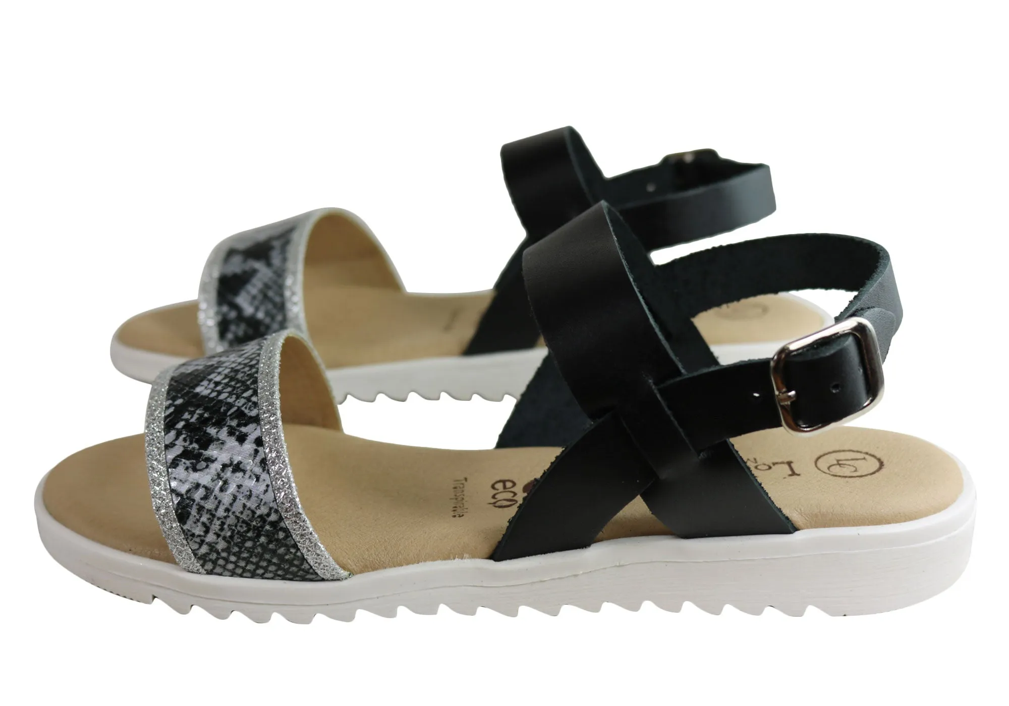 Lola Canales Bridgette Womens Comfort Leather Sandals Made In Spain Lola Canales Shoes