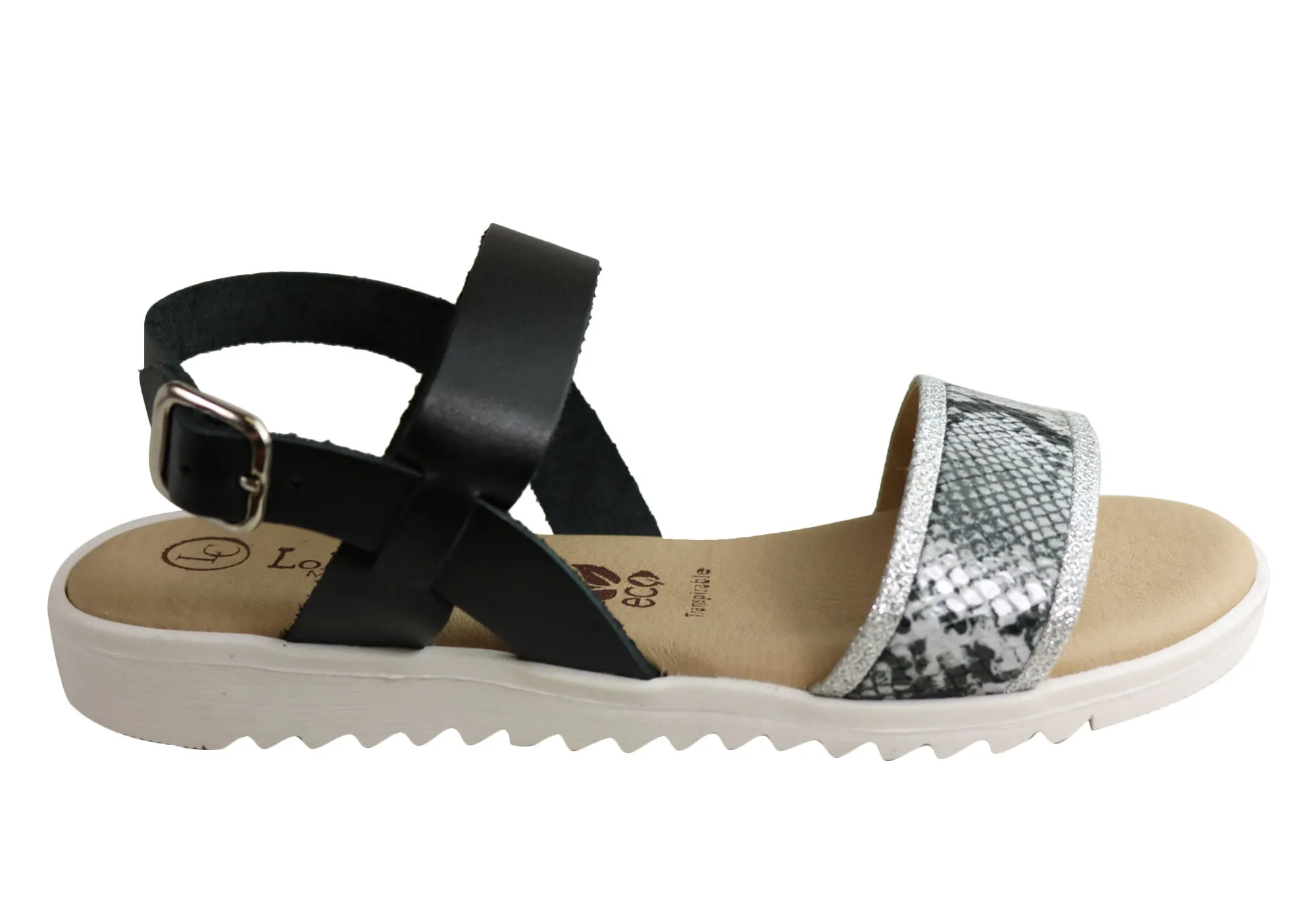 Lola Canales Bridgette Womens Comfort Leather Sandals Made In Spain Lola Canales Shoes