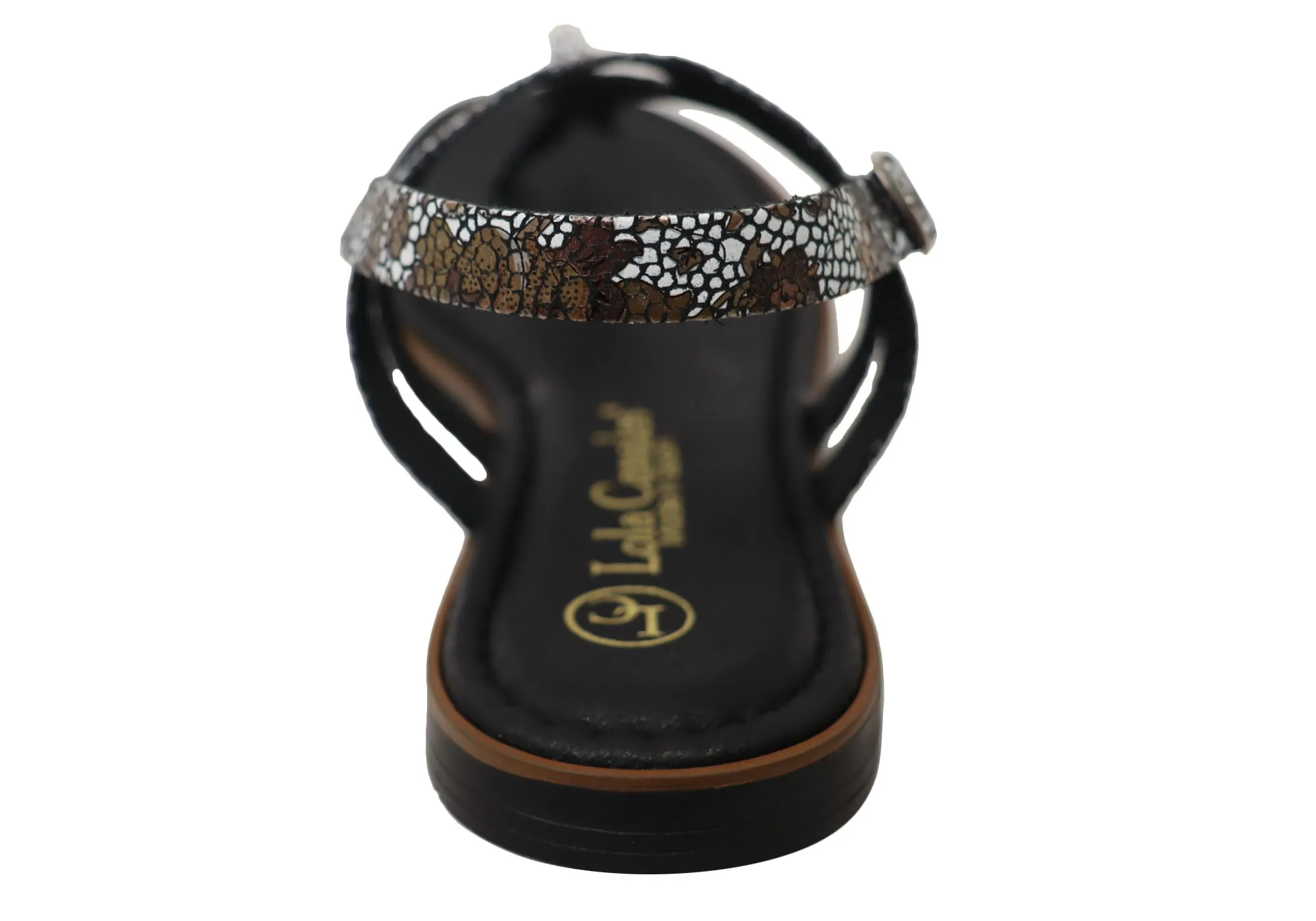 Lola Canales Cidney Womens Comfortable Leather Sandals Made In Spain Lola Canales Shoes