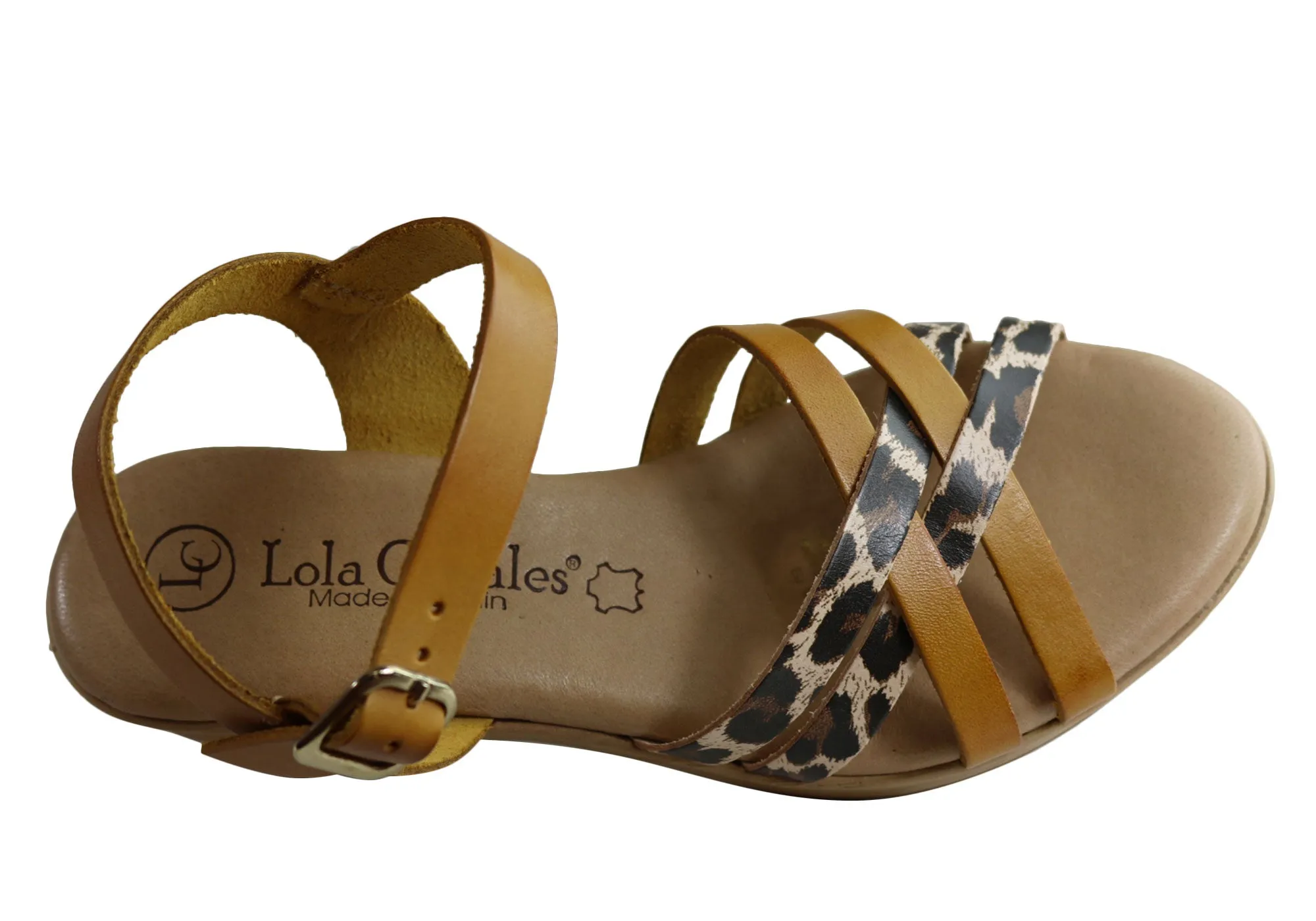Lola Canales Madam Womens Comfortable Leather Sandals Made In Spain Lola Canales Shoes