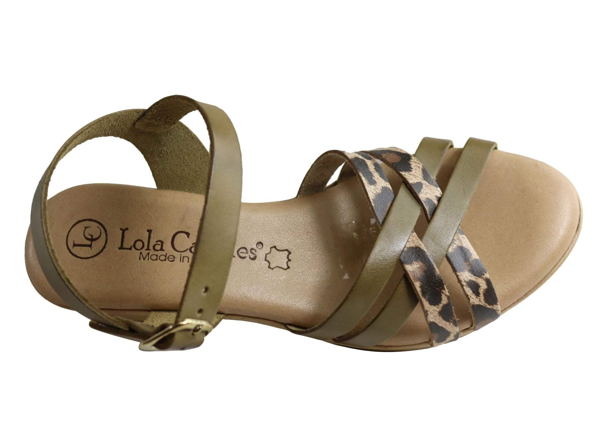 Lola Canales Madam Womens Comfortable Leather Sandals Made In Spain Lola Canales Shoes
