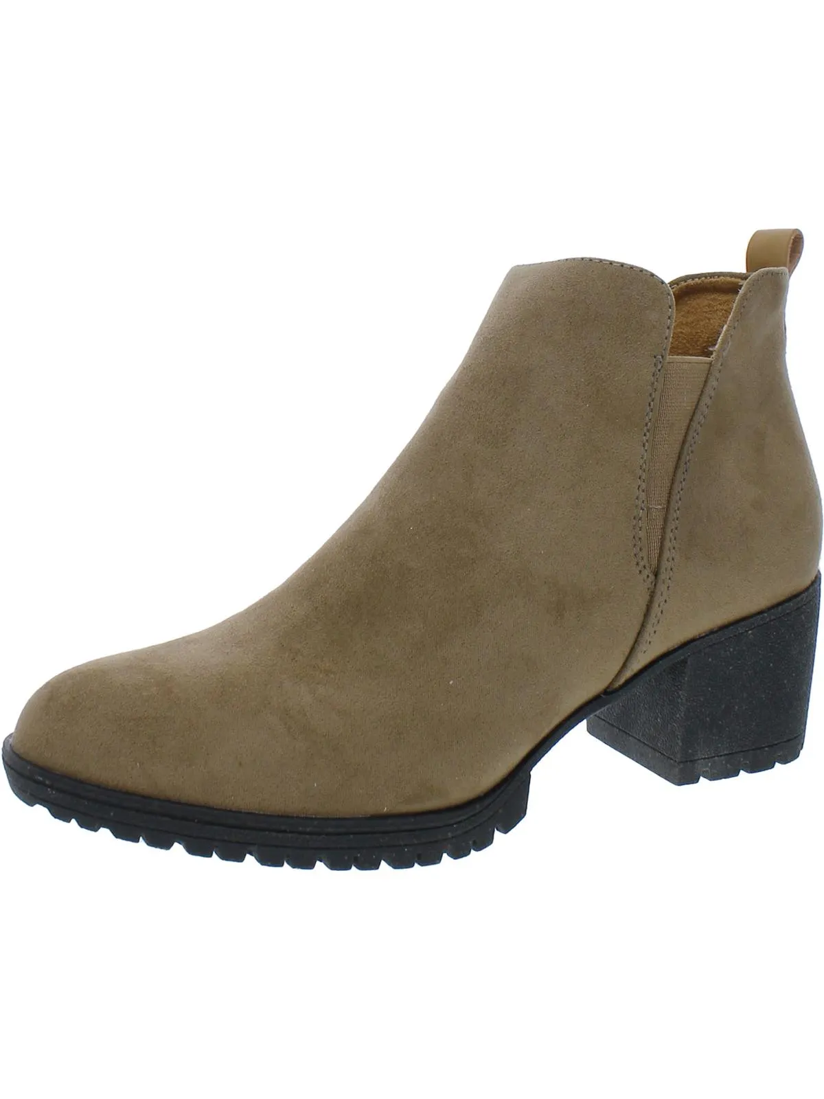London Womens Leather Ankle Chelsea Boots