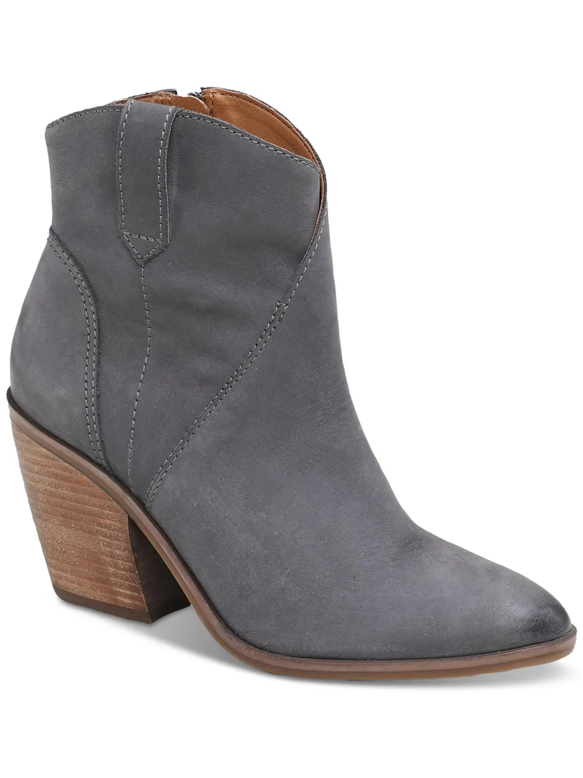 Loxona Womens Leather Side Zip Ankle Boots