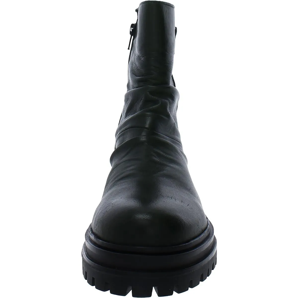 Lunette  Womens Leather Pull On Ankle Boots