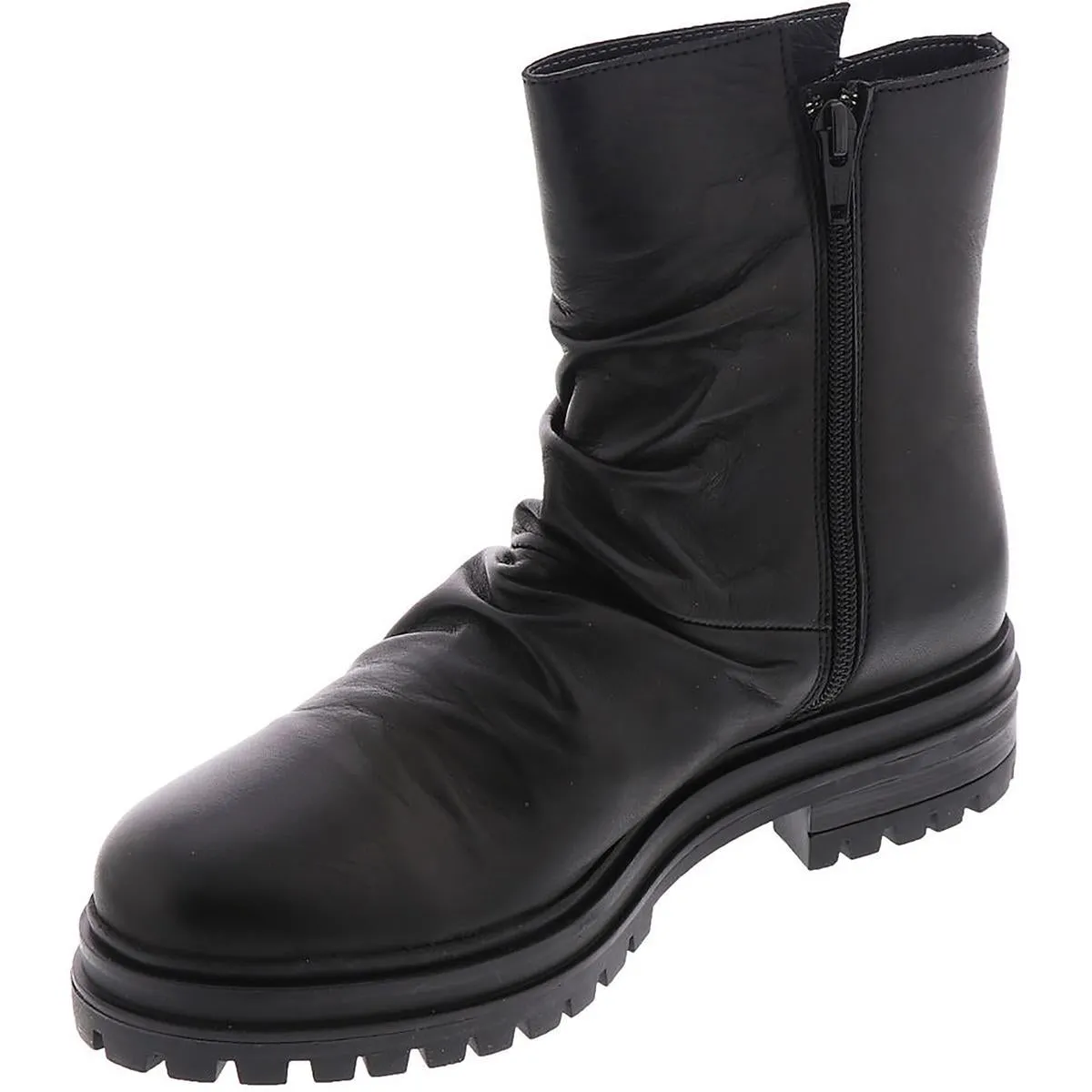 Lunette  Womens Leather Pull On Ankle Boots