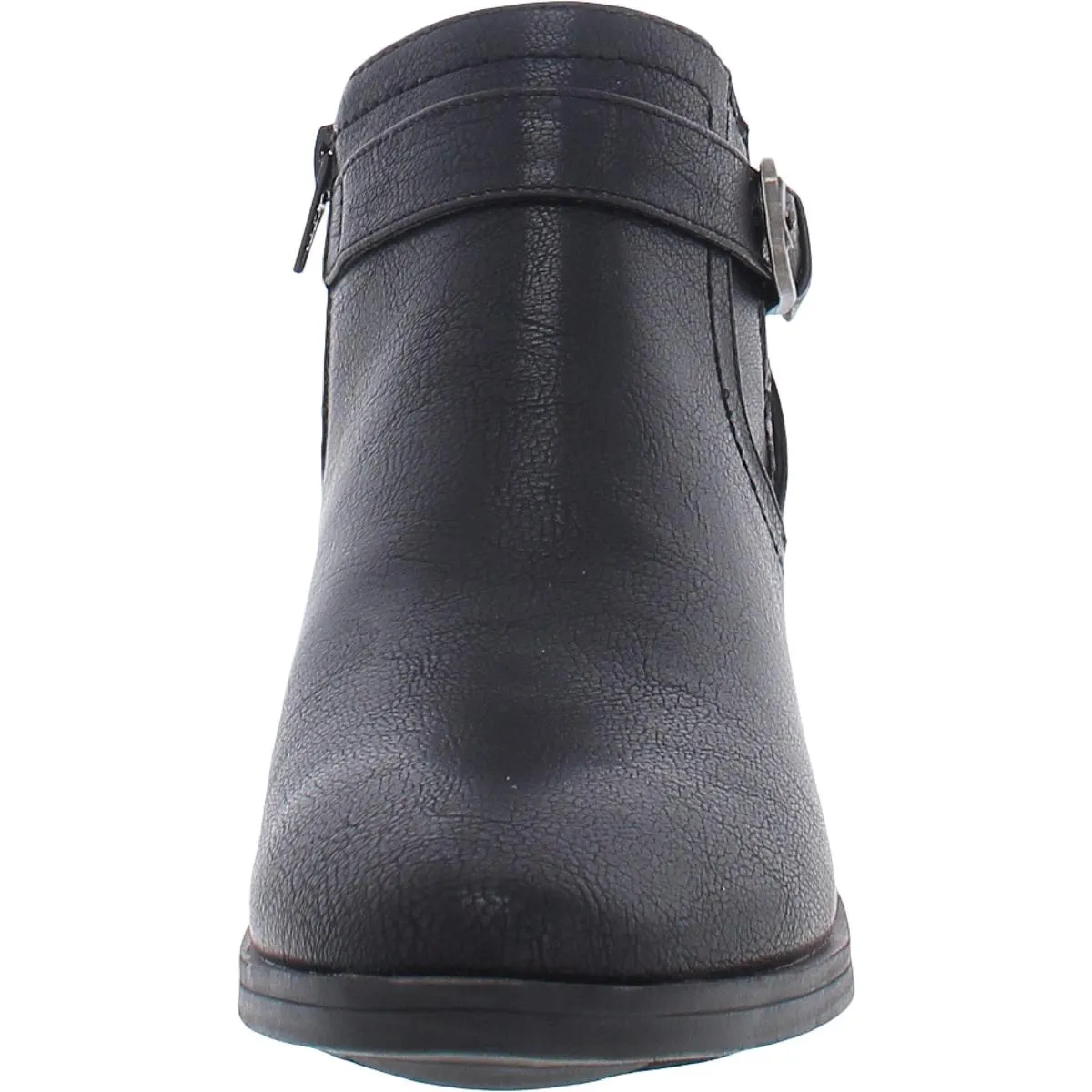 Maci Womens Faux Leather Ankle Ankle Boots