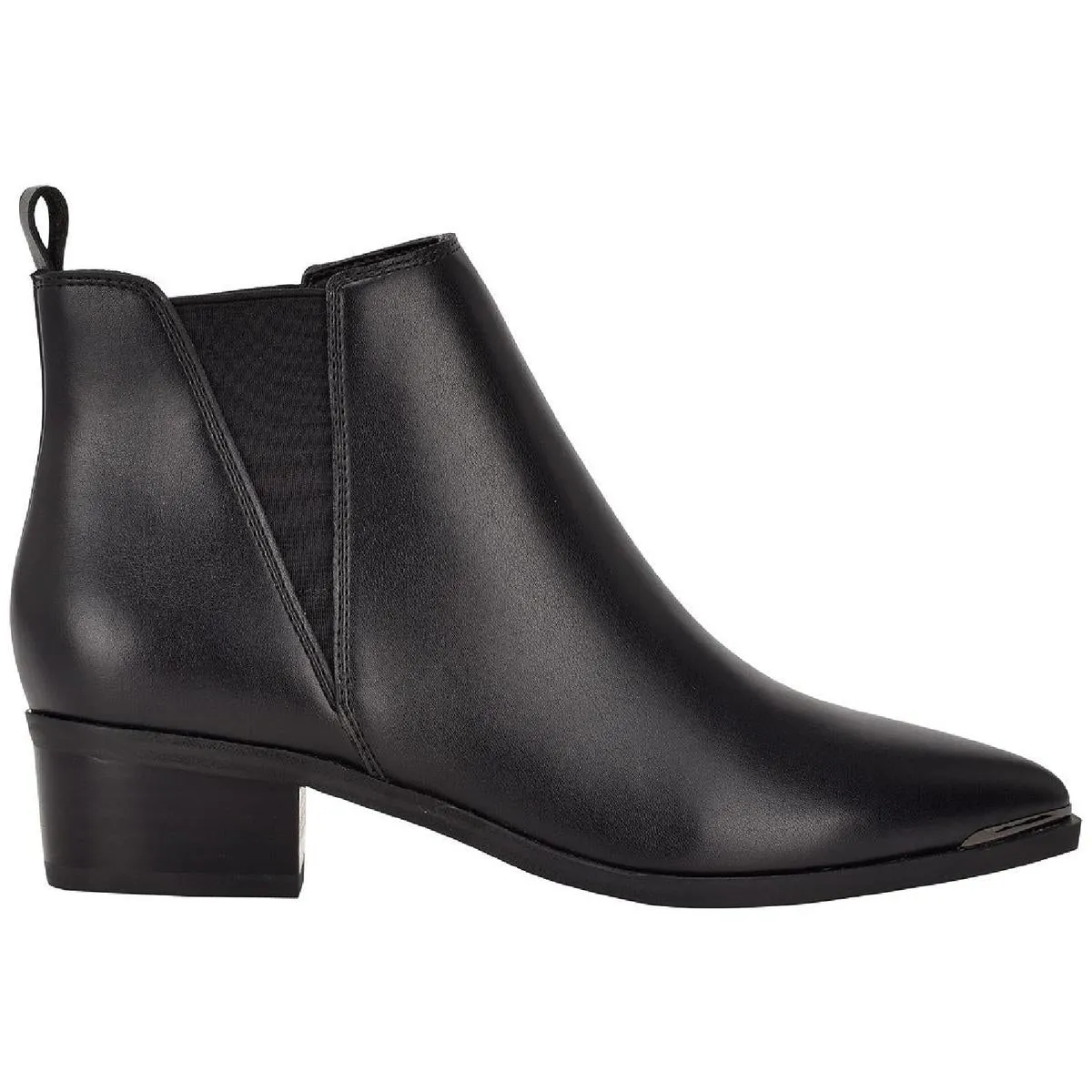 Mady2 Womens Faux Leather Pointed Toe Ankle Boots