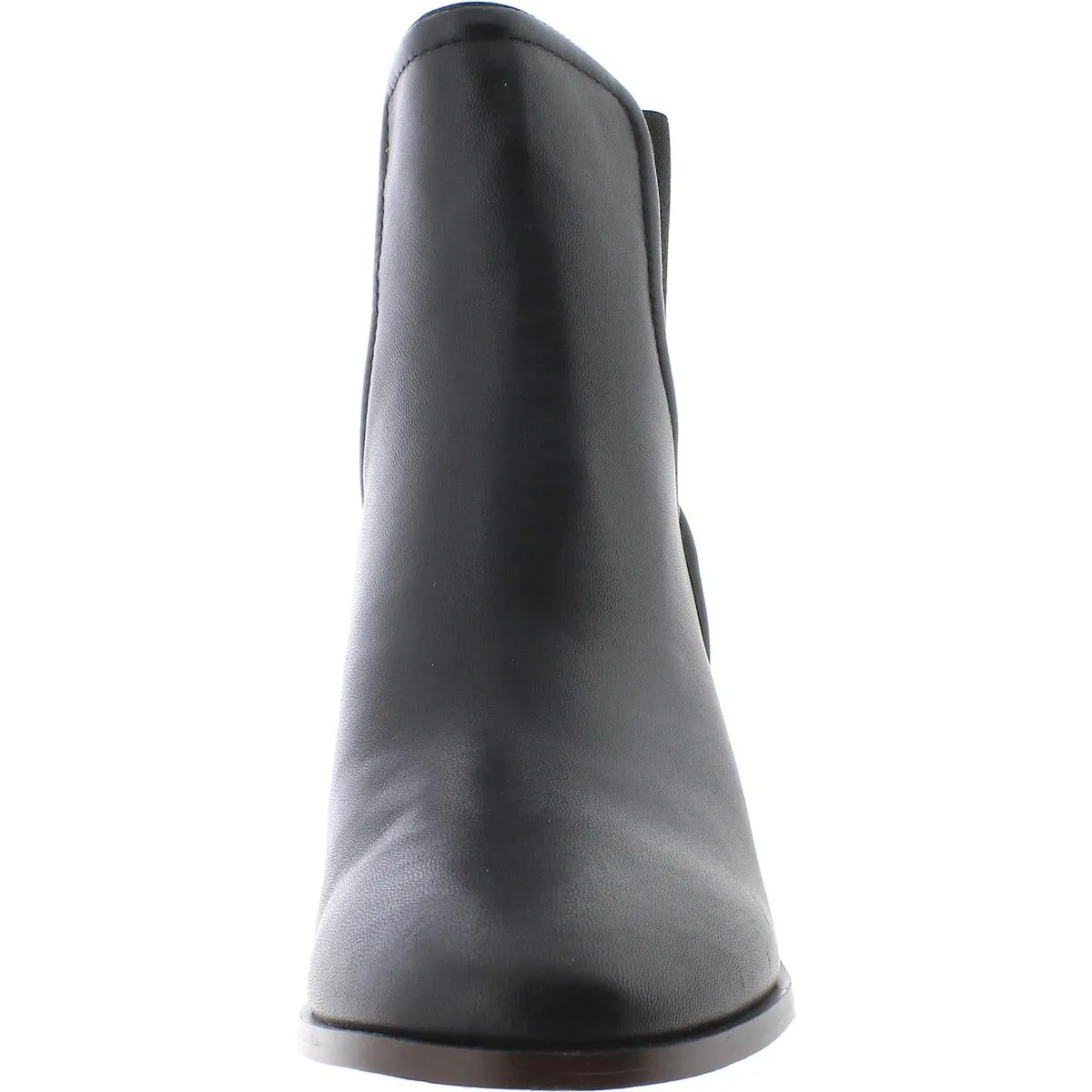 Maisie  Womens Leather Pull On Ankle Boots
