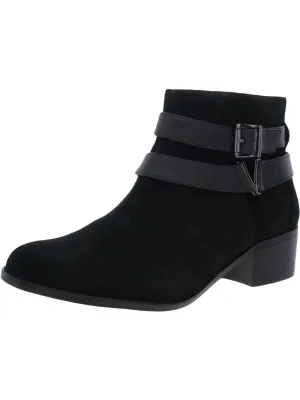 Mana Womens Leather Orthaheel Ankle Boots