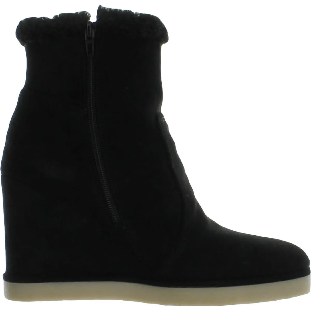 Marbella Womens Faux Leather Heel Ankle Boots