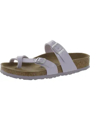 Mayari Womens Leather Comfort Thong Sandals