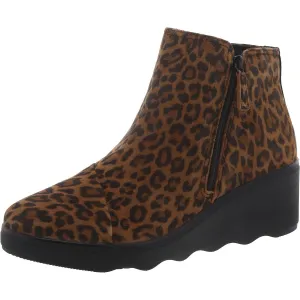 Mazy Eastham Womens Wedge Ankle Boots