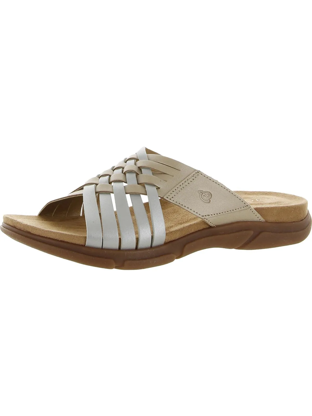 Meadow Womens Leather Comfort Wedge Sandals