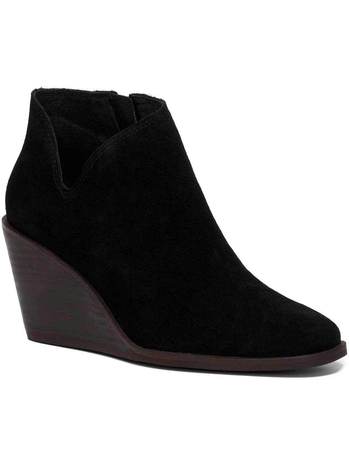 Melendi Womens Suede Booties Ankle Boots