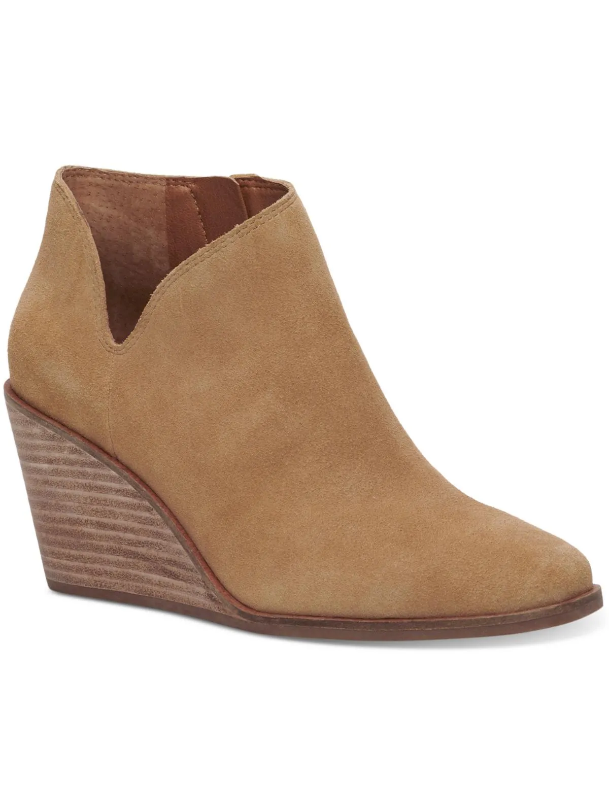 Melendi Womens Suede Booties Ankle Boots