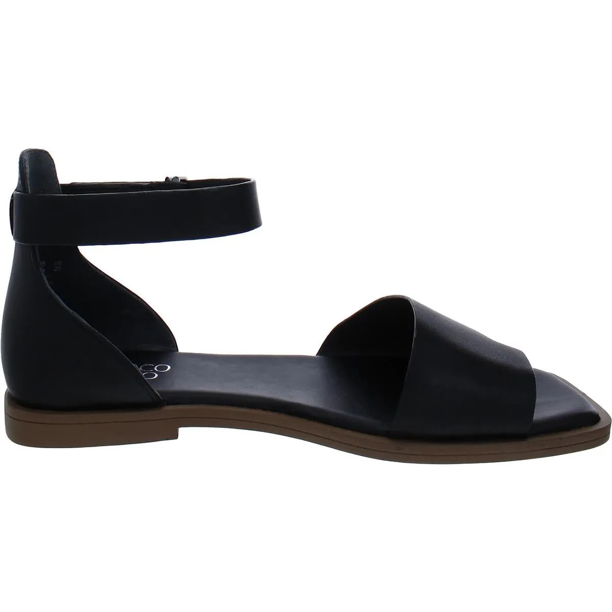 Miras Womens Leather Toe Loop Ankle Strap