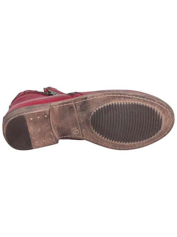 Miz Mooz Women's Luna Red Leather