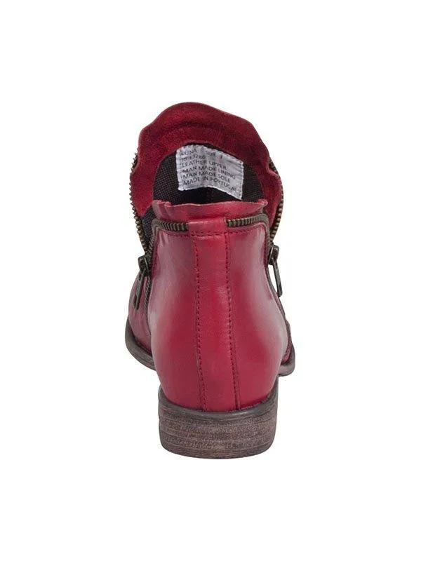 Miz Mooz Women's Luna Red Leather