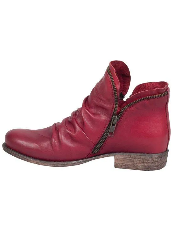 Miz Mooz Women's Luna Red Leather