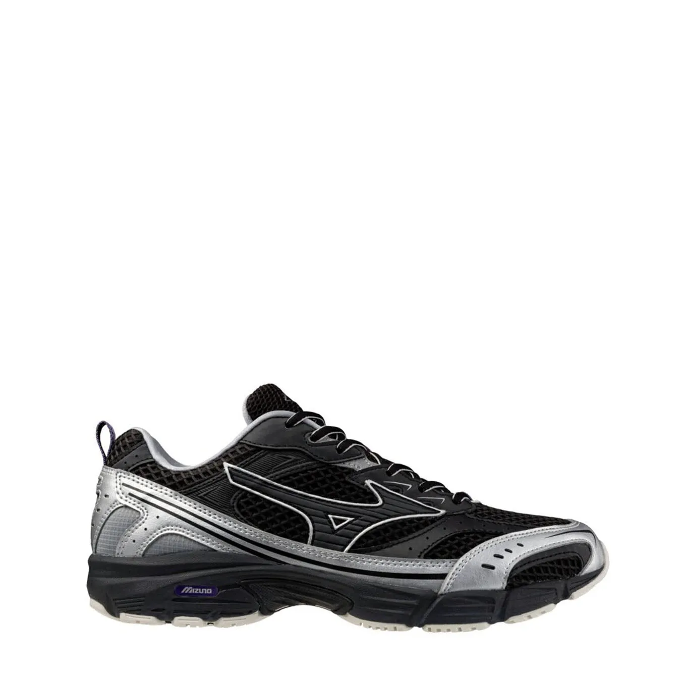 Mizuno Womens MXR Millenium Trainer Black / Black Sand / Purple Haze