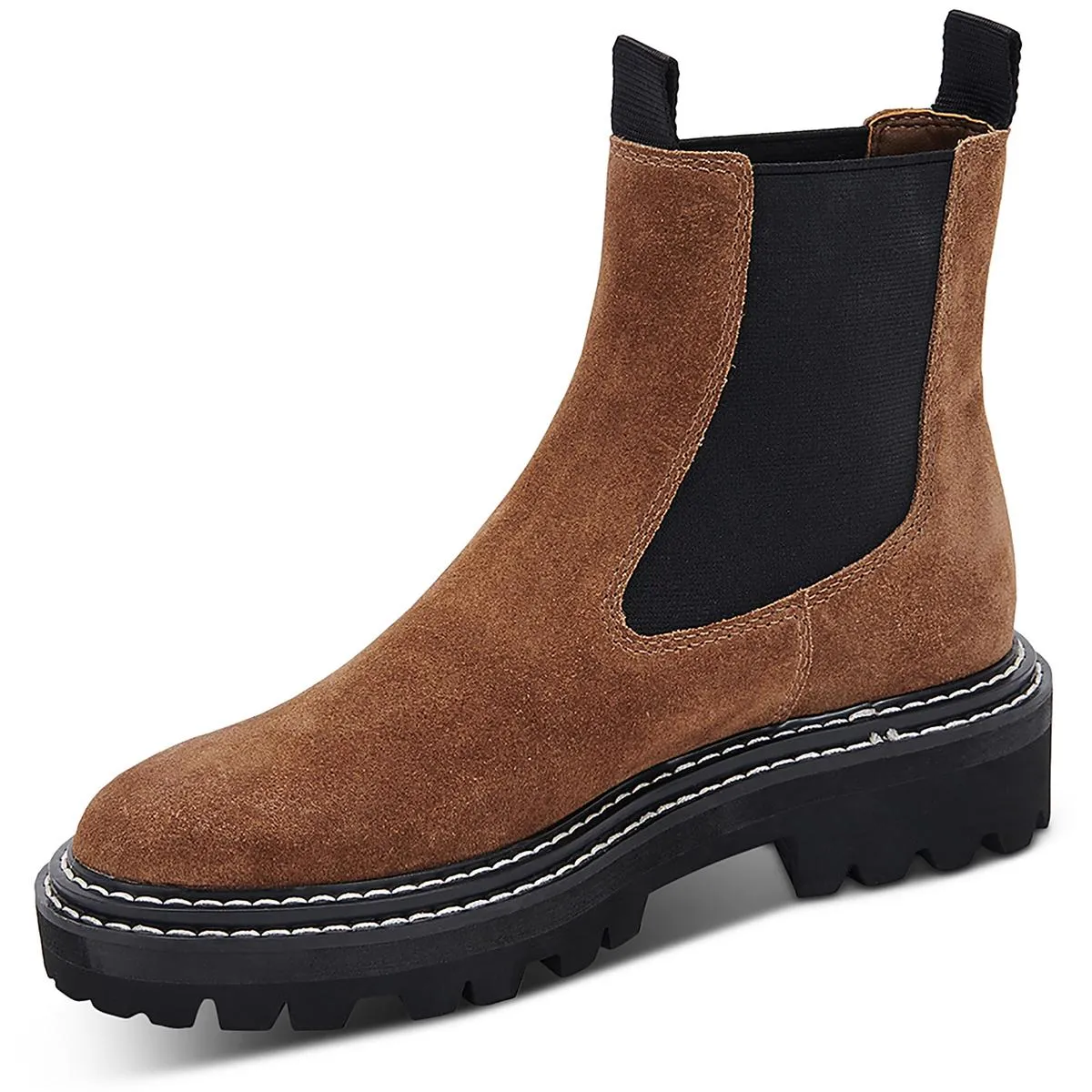 Moana Womens Lugged Sole Chelsea Boots