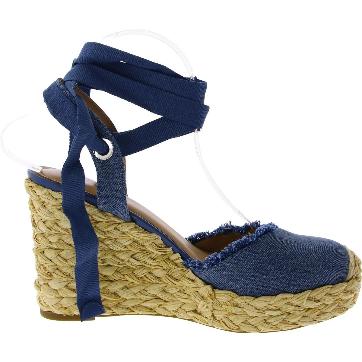 Moniquee Womens Wedges Closed Toe Ankle Strap