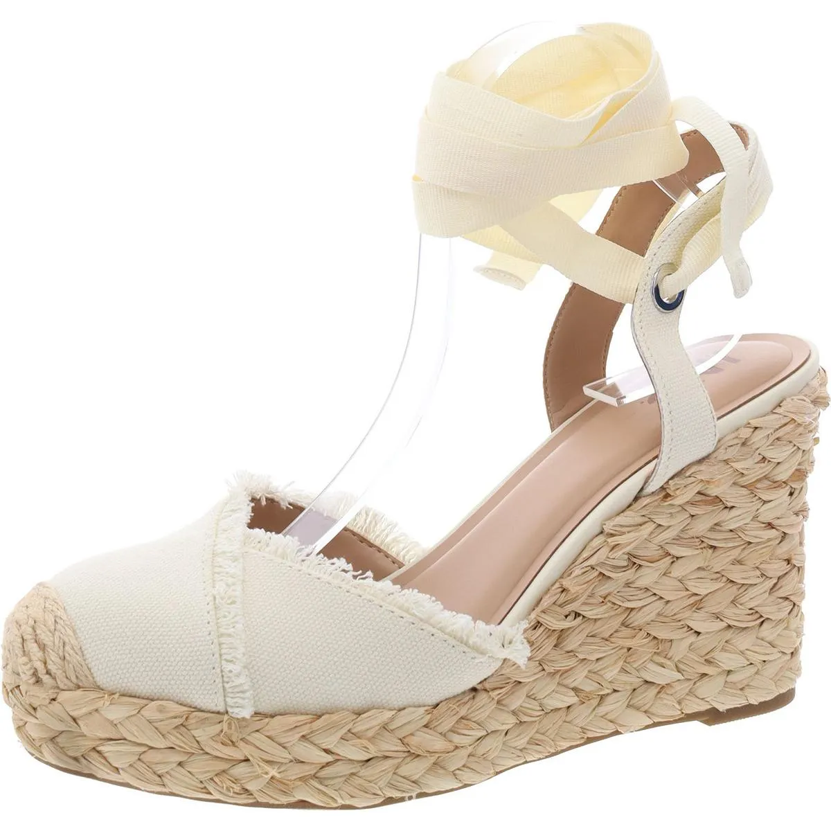 Moniquee Womens Wedges Closed Toe Ankle Strap