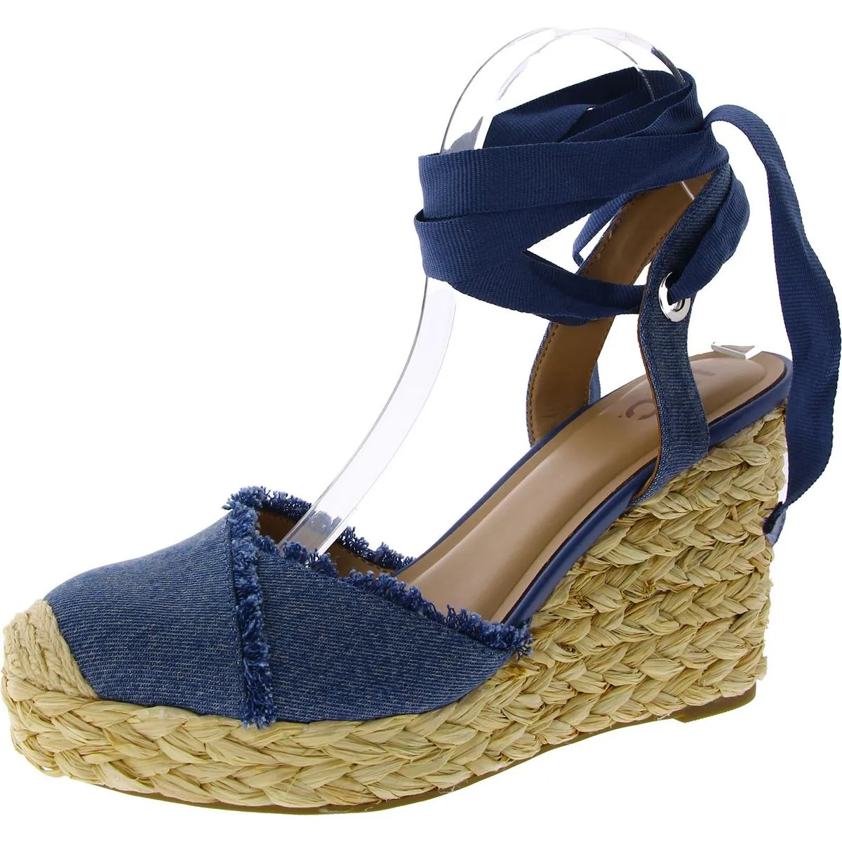 Moniquee Womens Wedges Closed Toe Ankle Strap