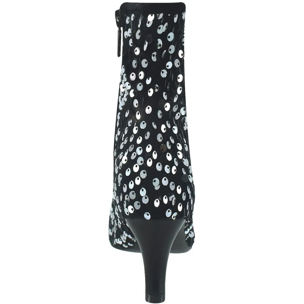 Naja Sequin Womens Sequined Zip Up Ankle Boots