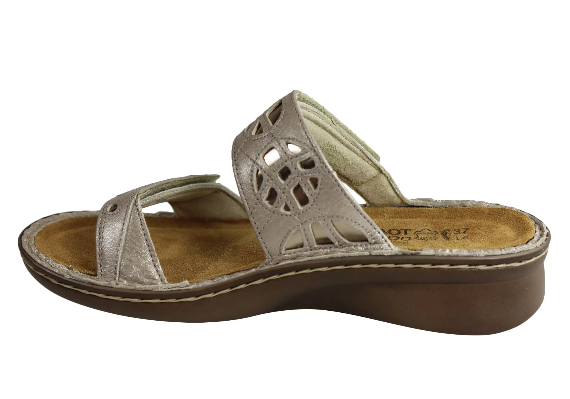 Naot Cornet Womens Comfort Wide Fit Orthotic Friendly Slide Sandals Naot Shoes