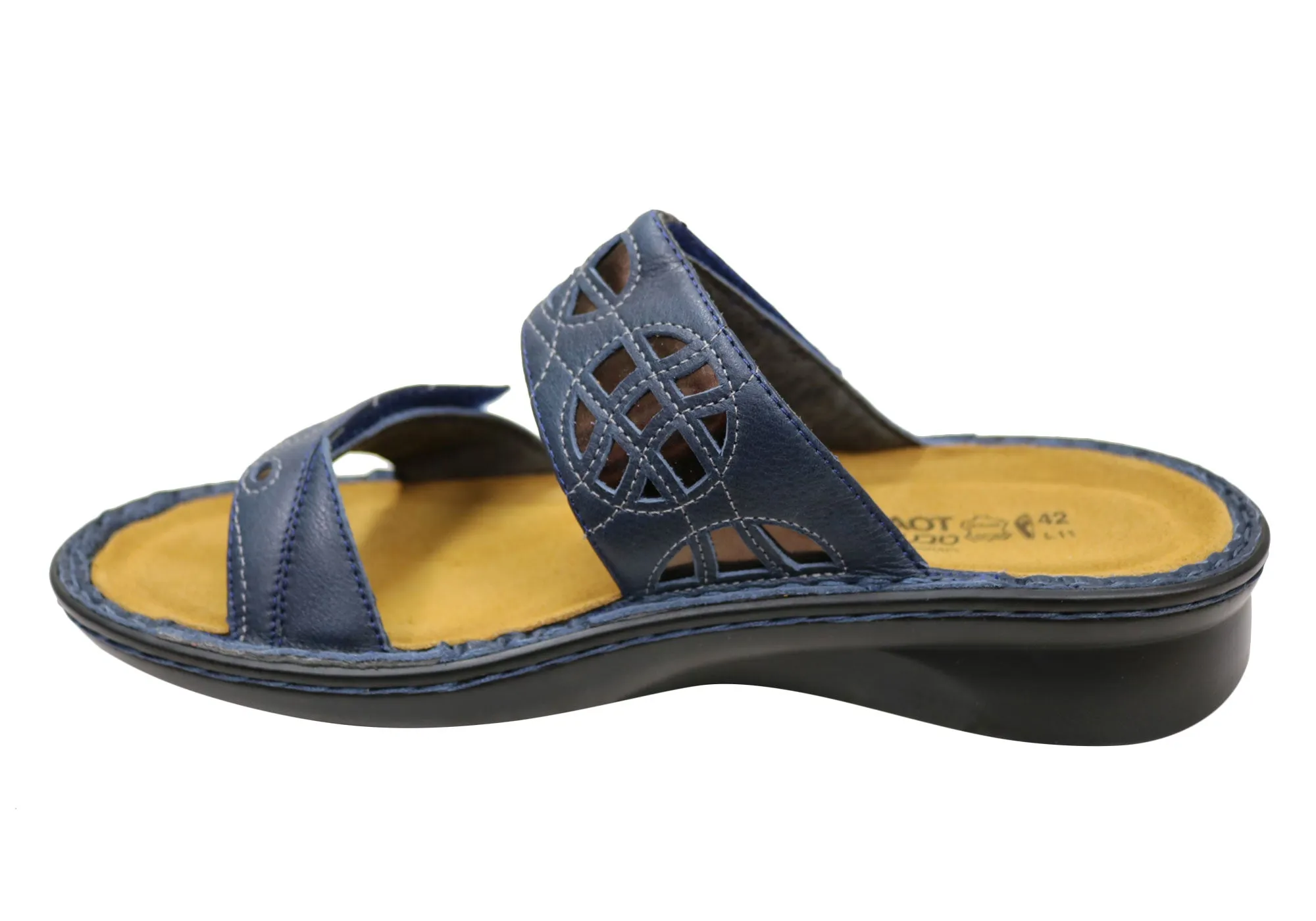 Naot Cornet Womens Comfort Wide Fit Orthotic Friendly Slide Sandals Naot Shoes