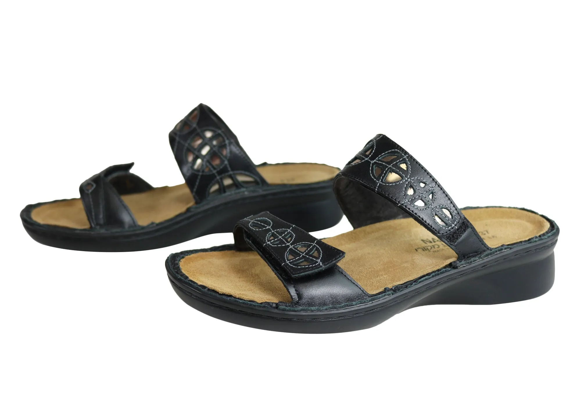 Naot Cornet Womens Comfort Wide Fit Orthotic Friendly Slide Sandals Naot Shoes