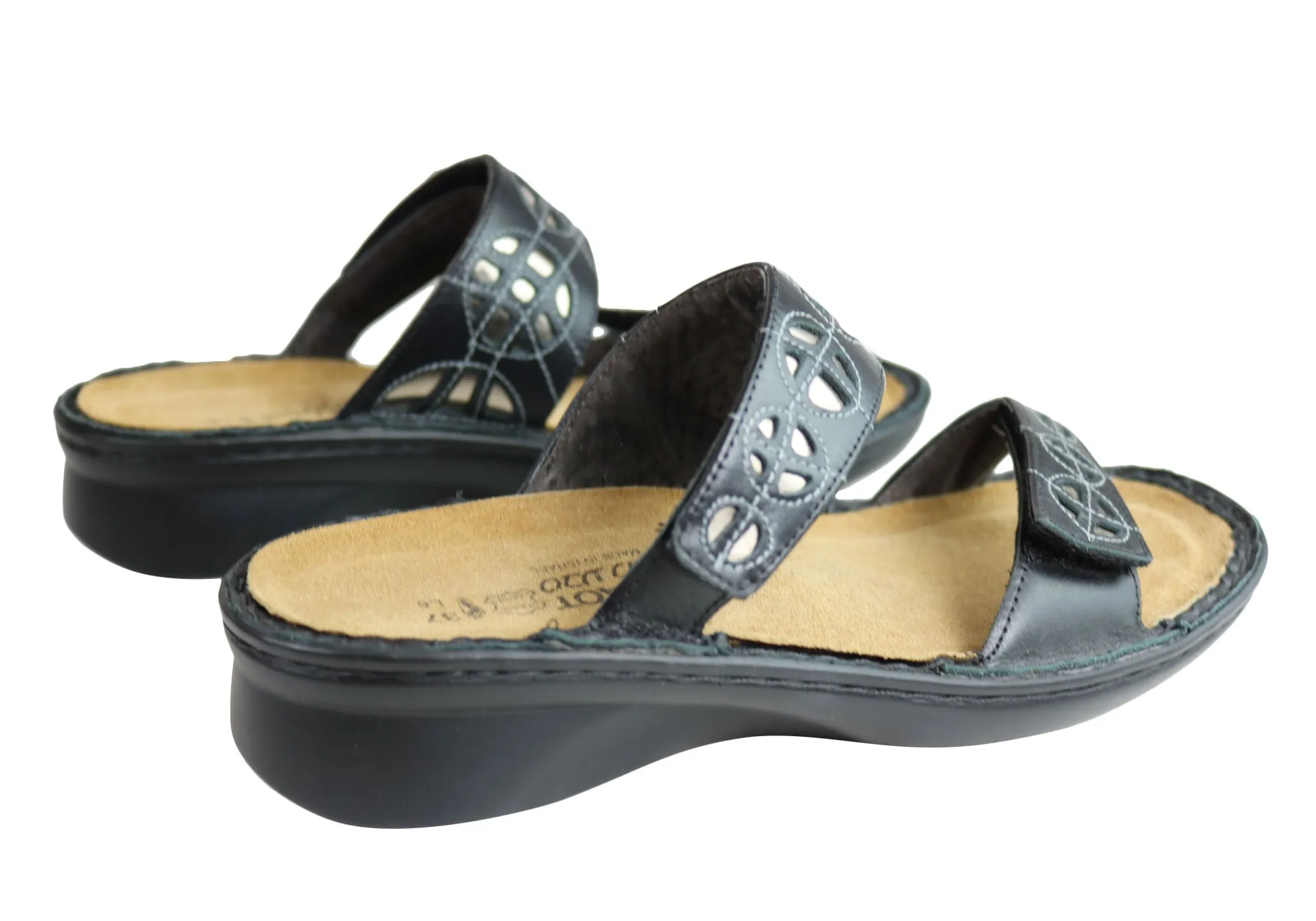 Naot Cornet Womens Comfort Wide Fit Orthotic Friendly Slide Sandals Naot Shoes