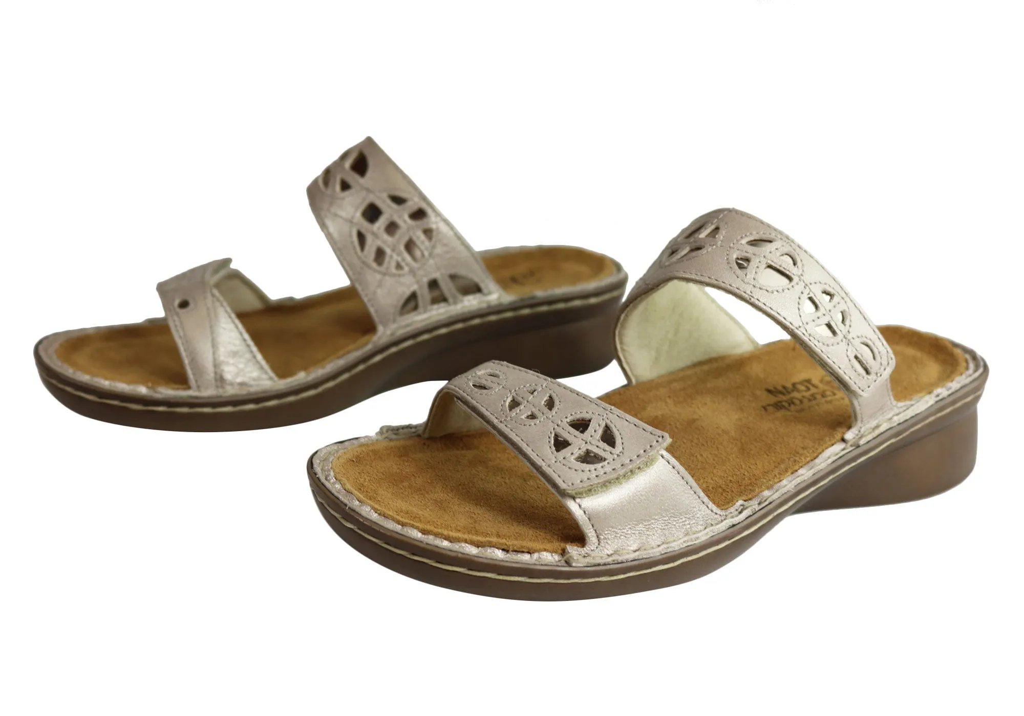 Naot Cornet Womens Comfort Wide Fit Orthotic Friendly Slide Sandals Naot Shoes