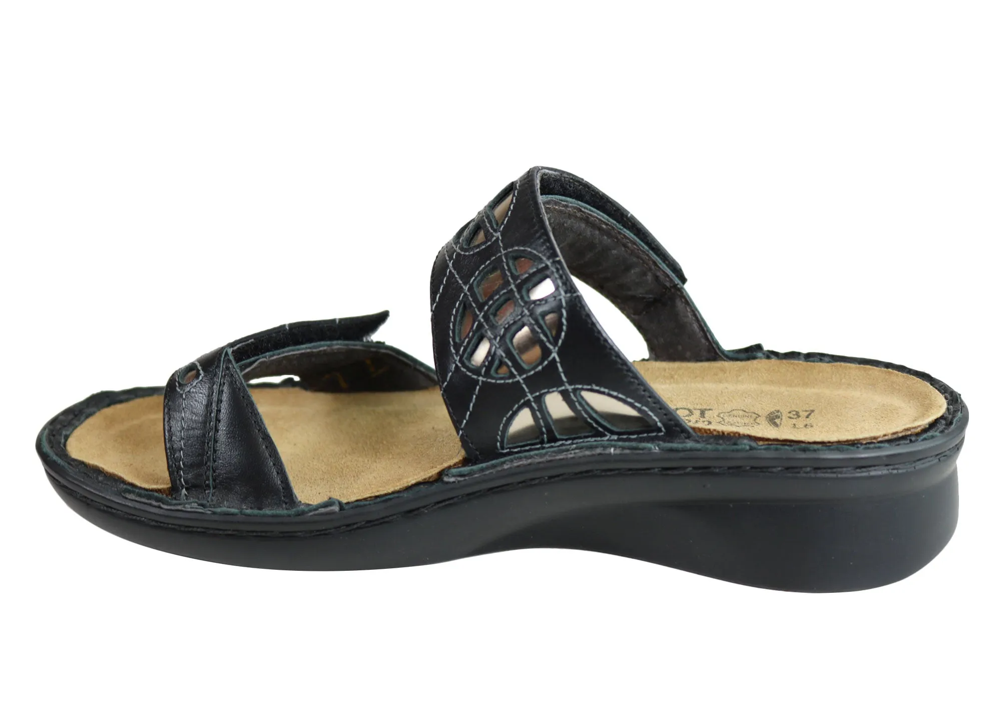 Naot Cornet Womens Comfort Wide Fit Orthotic Friendly Slide Sandals Naot Shoes