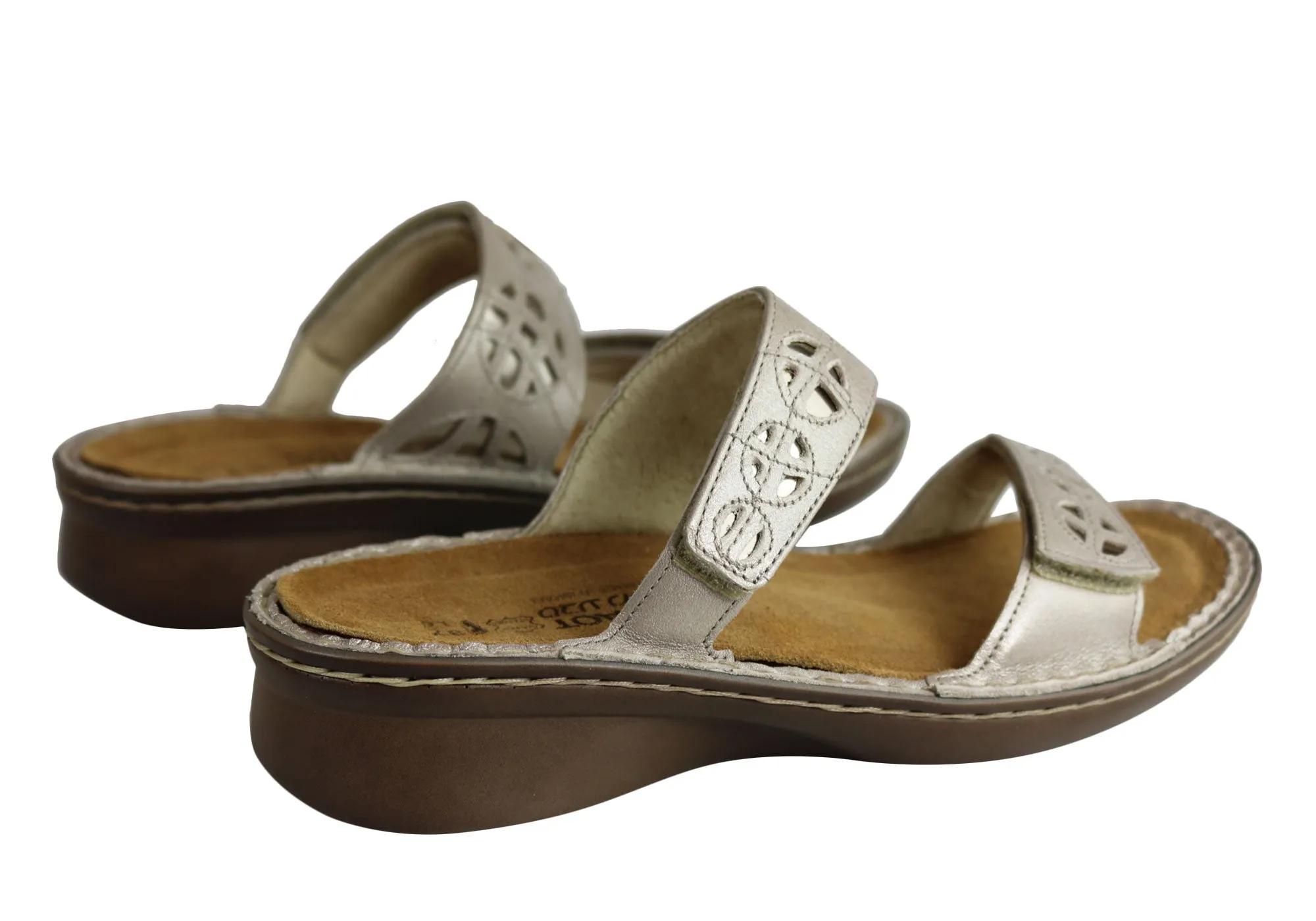 Naot Cornet Womens Comfort Wide Fit Orthotic Friendly Slide Sandals Naot Shoes