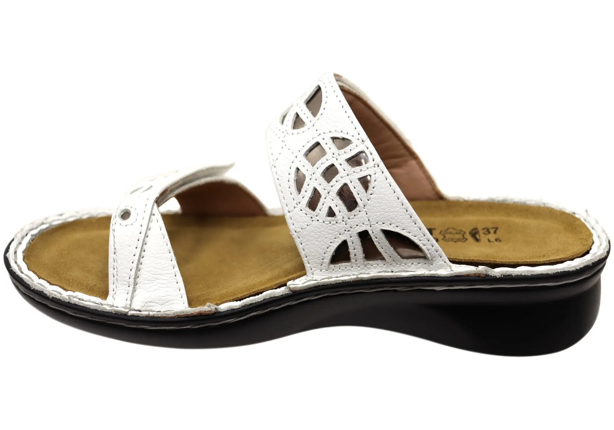 Naot Cornet Womens Comfort Wide Fit Orthotic Friendly Slide Sandals Naot Shoes