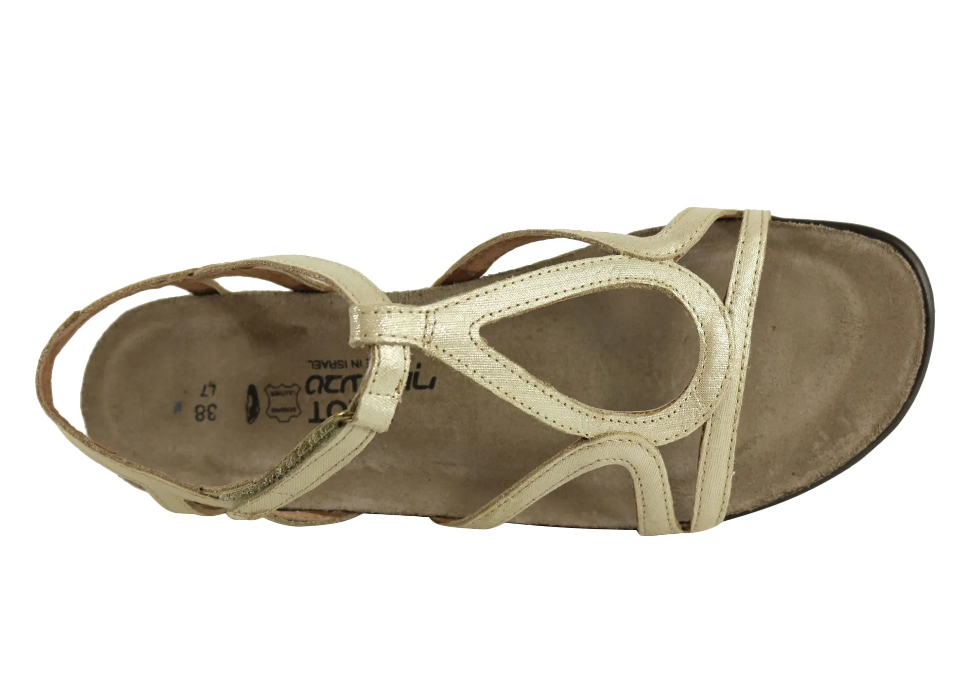 Naot Dorith Womens Comfort Cushioned Supportive Flat Leather Sandals Naot Shoes
