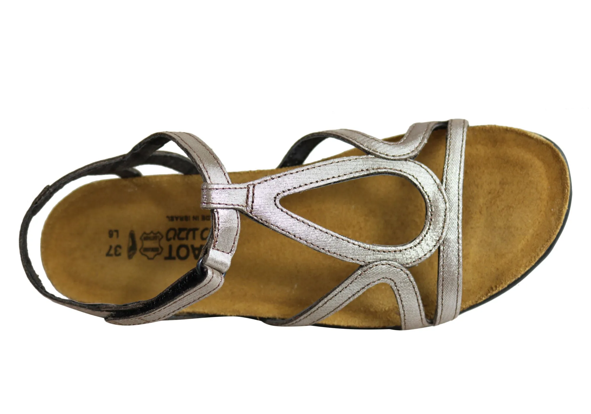 Naot Dorith Womens Comfort Cushioned Supportive Flat Leather Sandals Naot Shoes