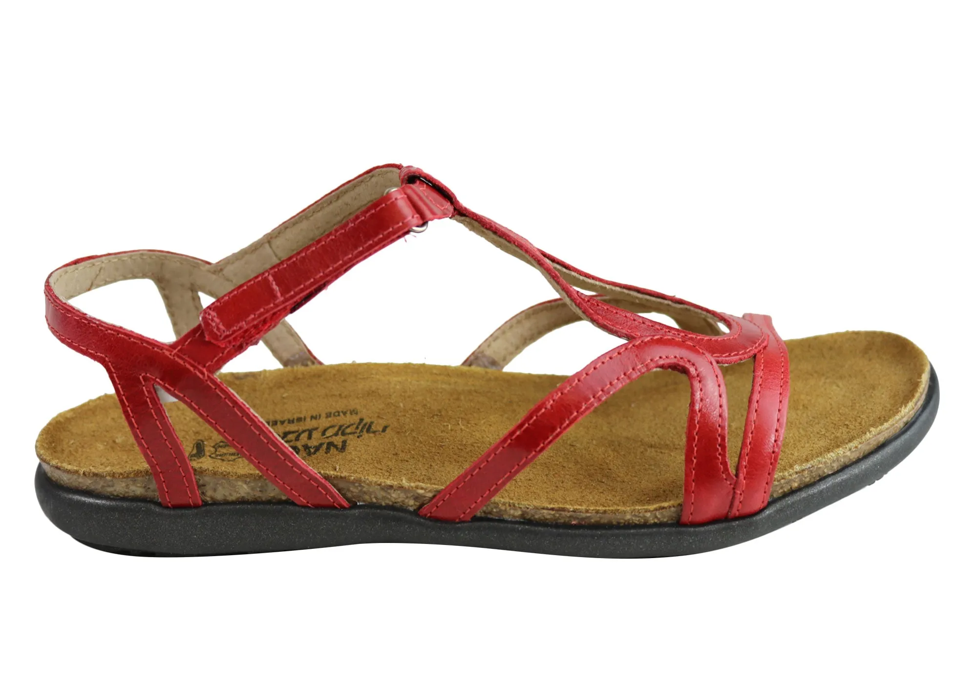 Naot Dorith Womens Comfort Cushioned Supportive Flat Leather Sandals Naot Shoes