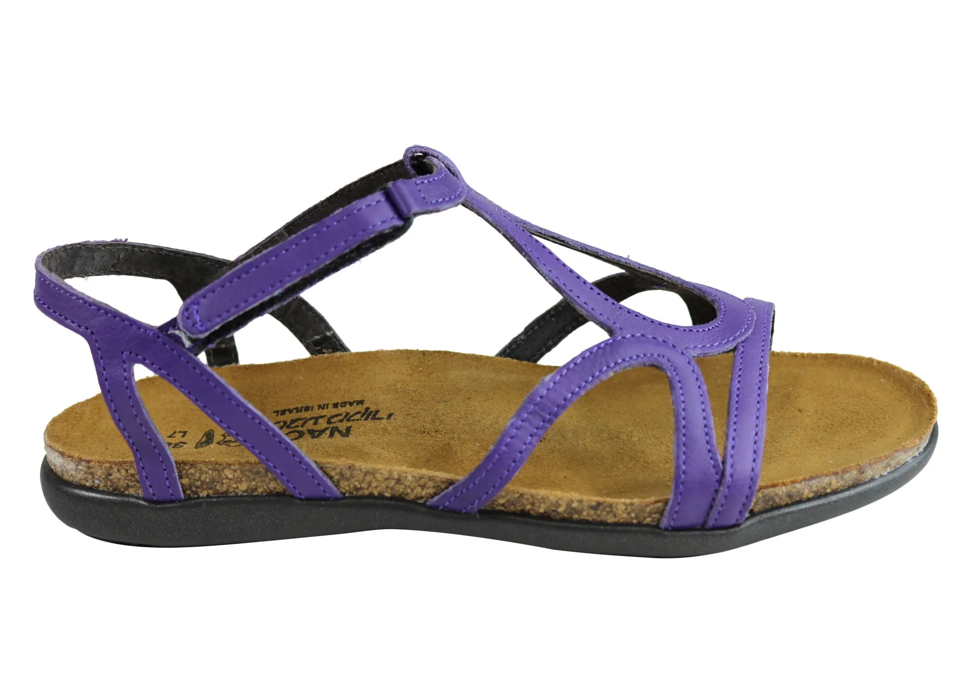 Naot Dorith Womens Comfort Cushioned Supportive Flat Leather Sandals Naot Shoes