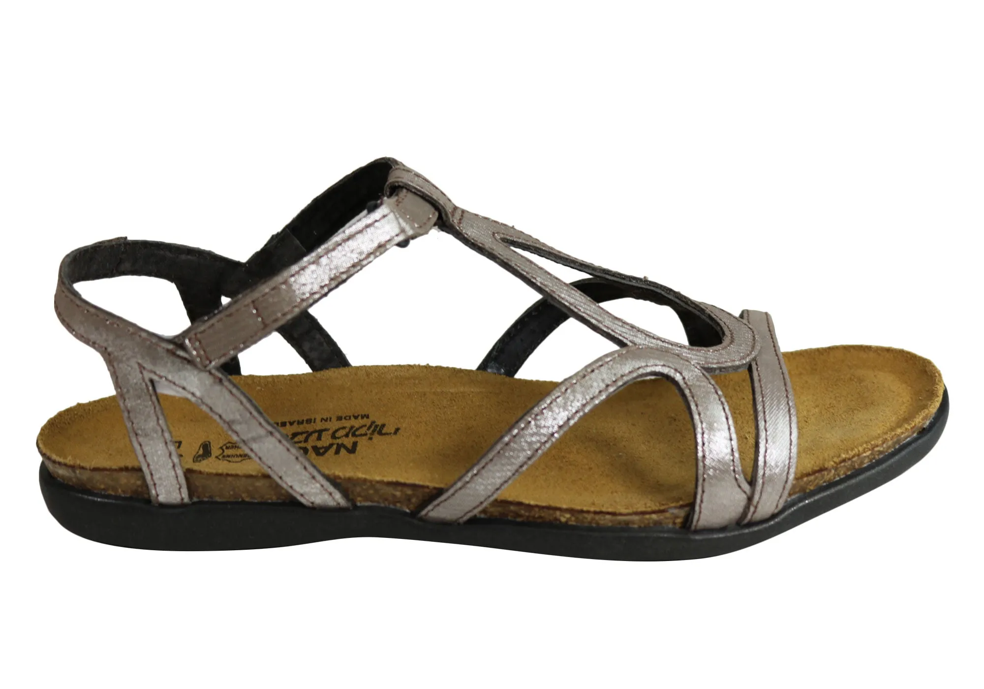 Naot Dorith Womens Comfort Cushioned Supportive Flat Leather Sandals Naot Shoes