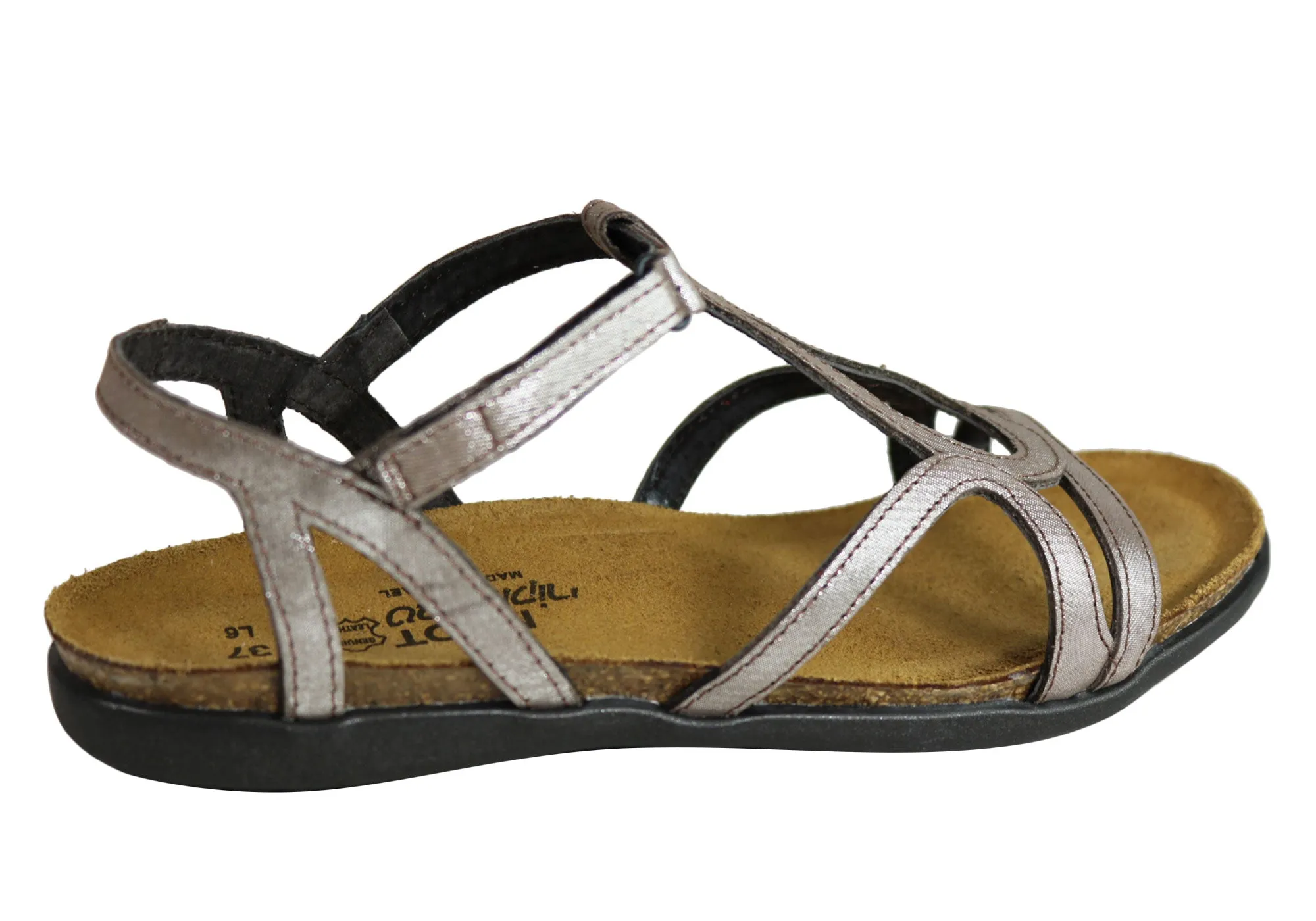 Naot Dorith Womens Comfort Cushioned Supportive Flat Leather Sandals Naot Shoes