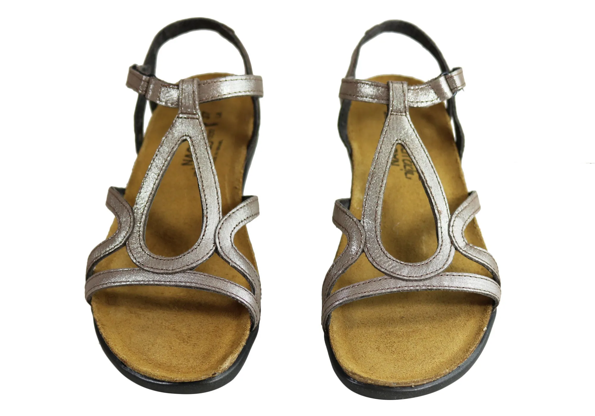 Naot Dorith Womens Comfort Cushioned Supportive Flat Leather Sandals Naot Shoes