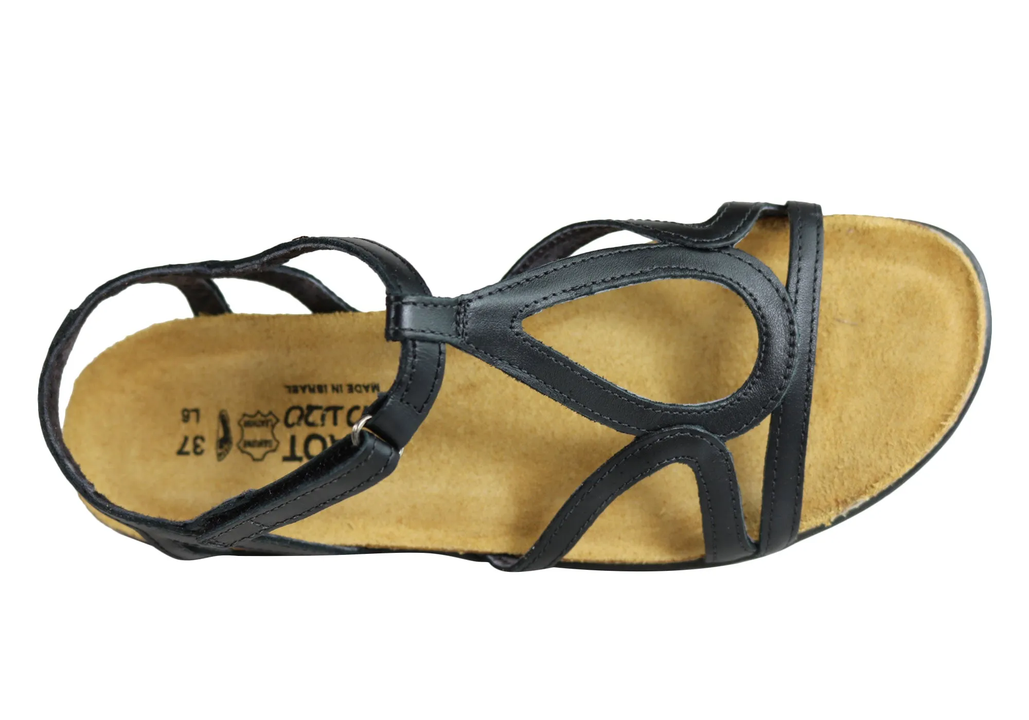 Naot Dorith Womens Comfort Cushioned Supportive Flat Leather Sandals Naot Shoes