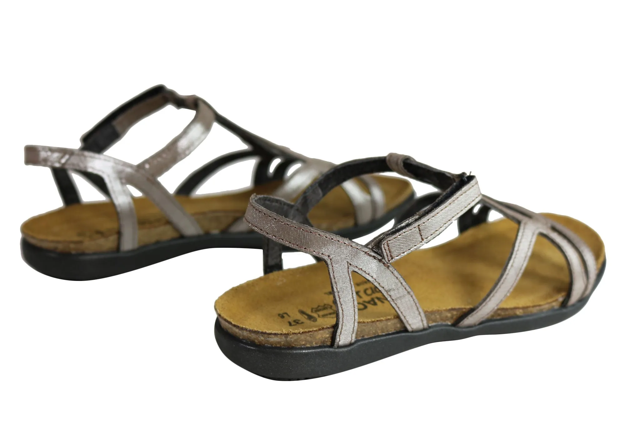 Naot Dorith Womens Comfort Cushioned Supportive Flat Leather Sandals Naot Shoes
