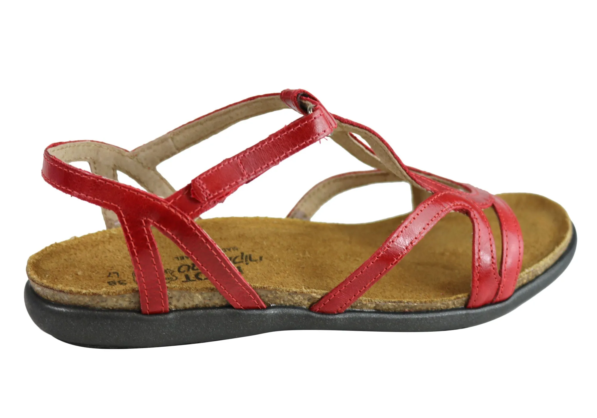 Naot Dorith Womens Comfort Cushioned Supportive Flat Leather Sandals Naot Shoes