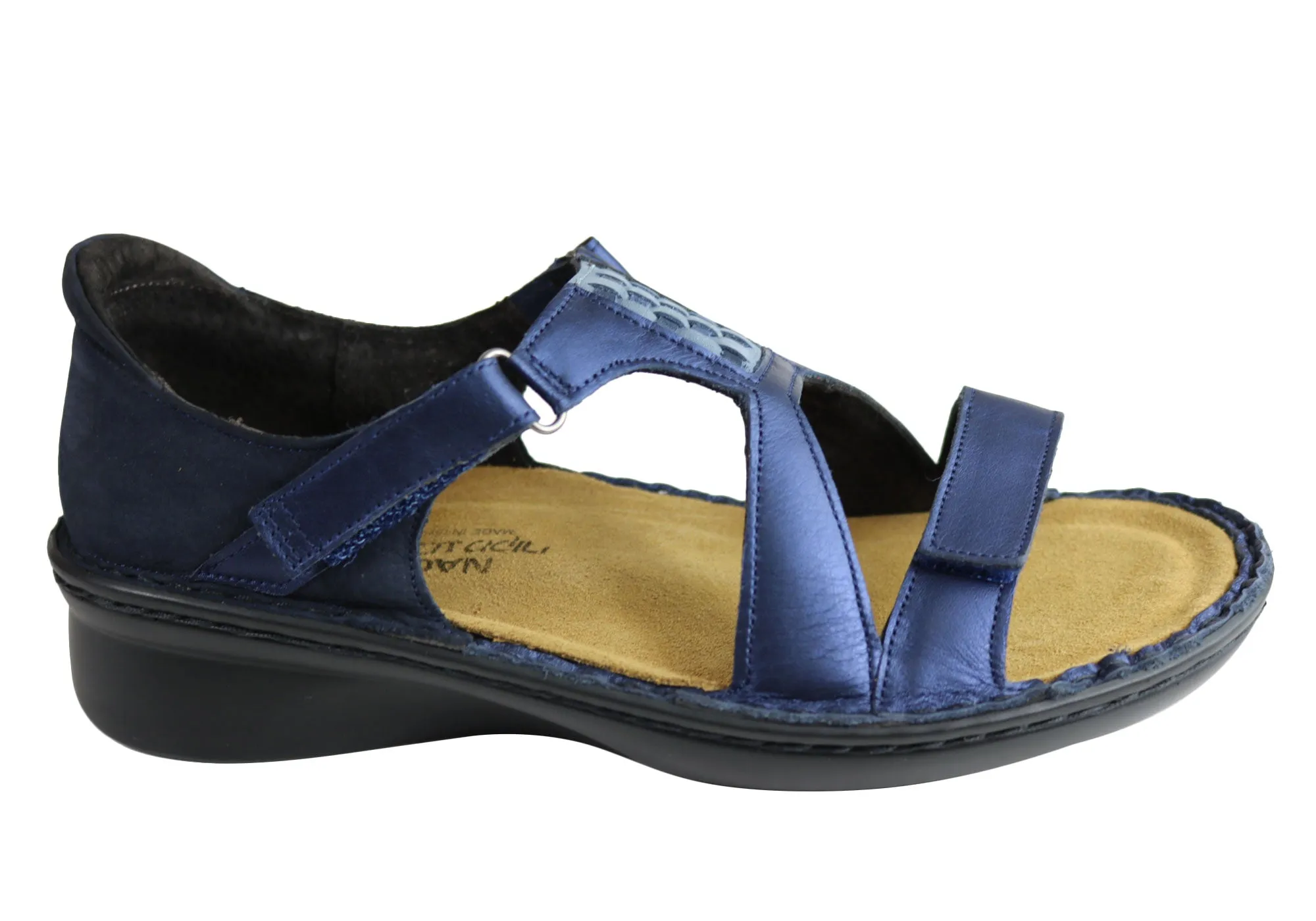 Naot Figaro Womens Leather Comfort Wide Fit Orthotic Friendly Sandals Naot Shoes