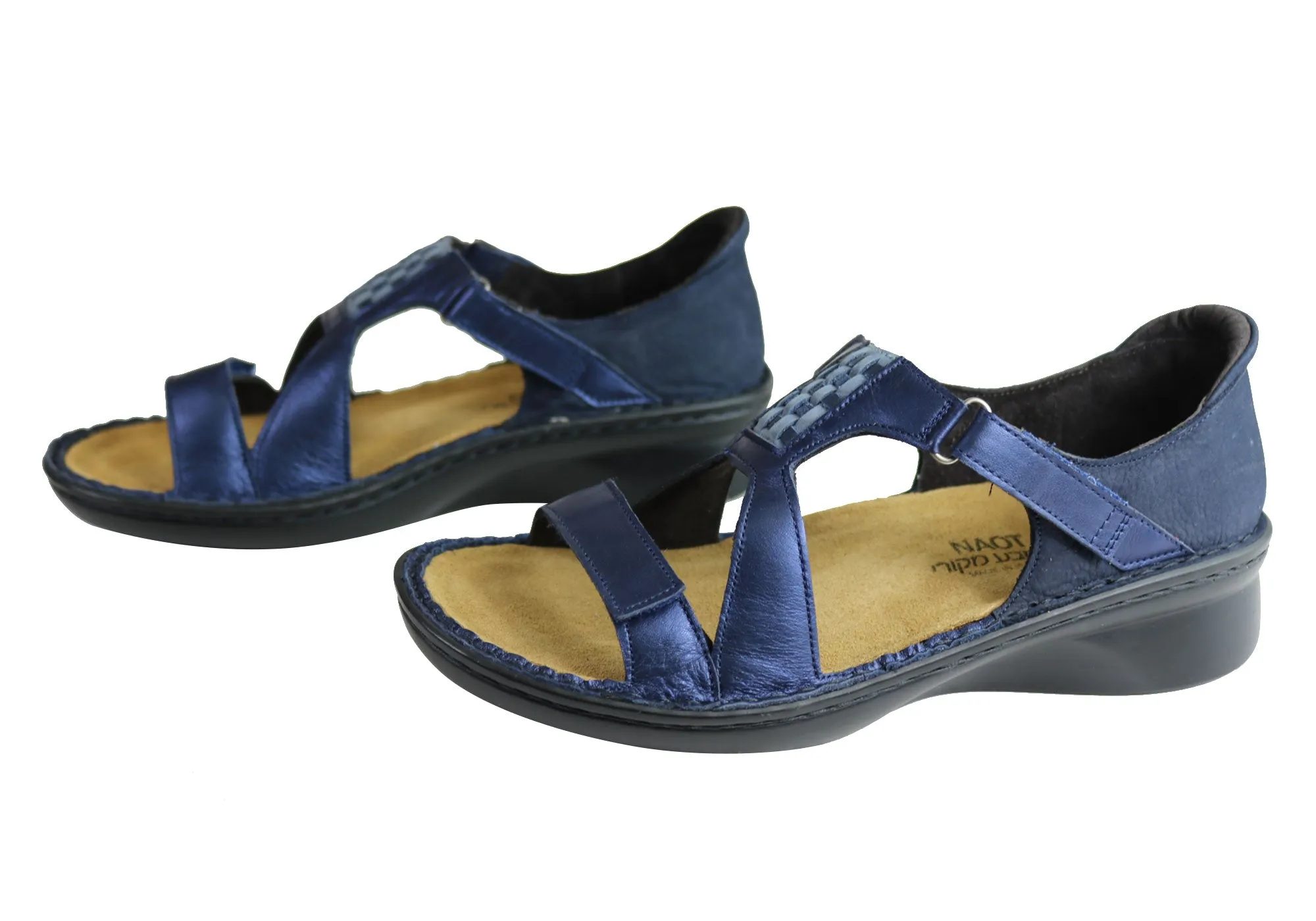 Naot Figaro Womens Leather Comfort Wide Fit Orthotic Friendly Sandals Naot Shoes