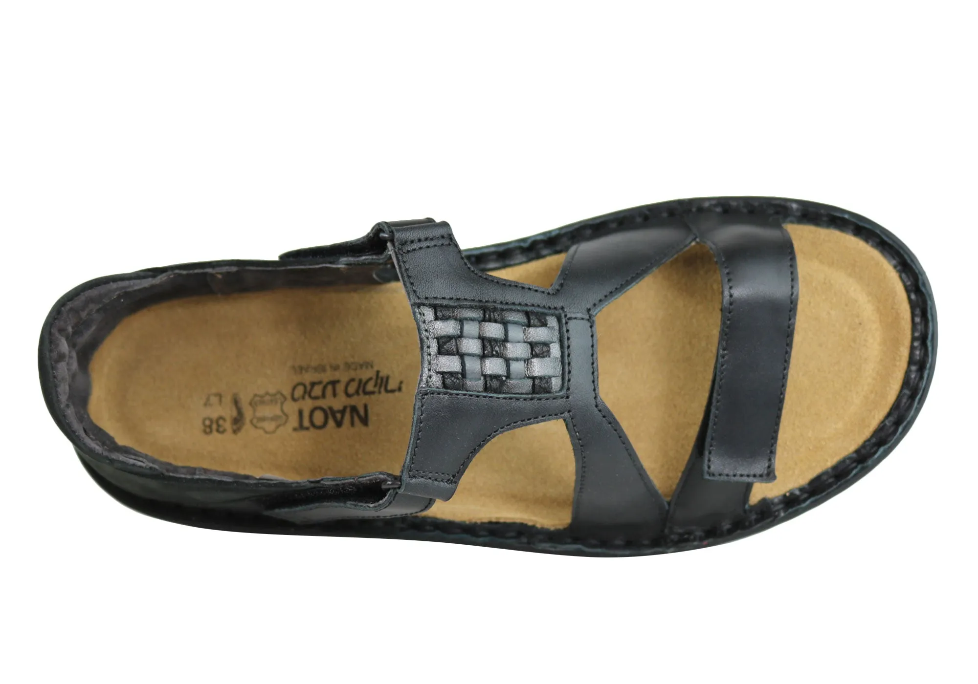 Naot Figaro Womens Leather Comfort Wide Fit Orthotic Friendly Sandals Naot Shoes